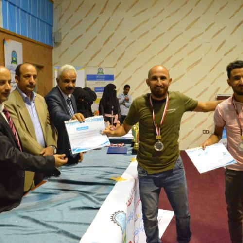 حفل تكريم أبطال بطولة الجامعات اليمنية للألعاب الرياضية