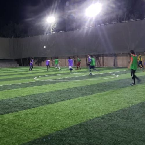 افتتاح الدوري الداخلي لجامعة المستقبل لكره القدم